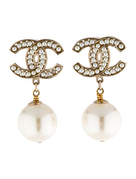 chanel cc earrings singapore price|chanel earrings therealreal.